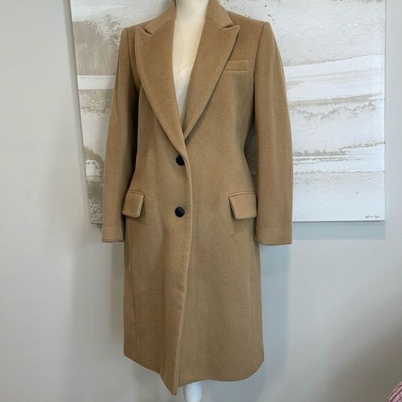 rag & bone Jackets & Blazers - Rag & Bone ICONS Wooster Wool Blend Camel Coat - Size Small